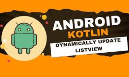 Kotlin dynamic list app screenshot